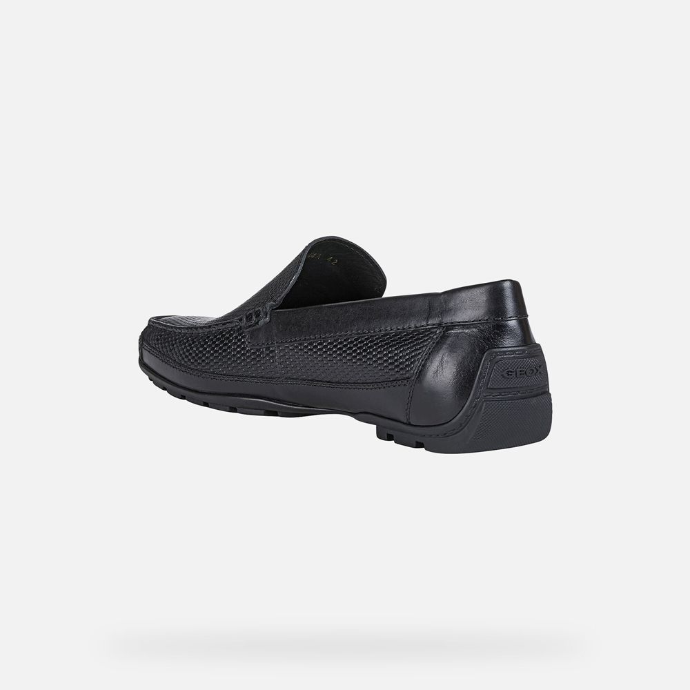 Mocassins Geox Homem Pretas - Moner - QLGDA6503